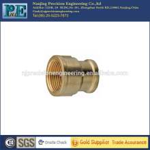 Custom precision brass ruducer coupling